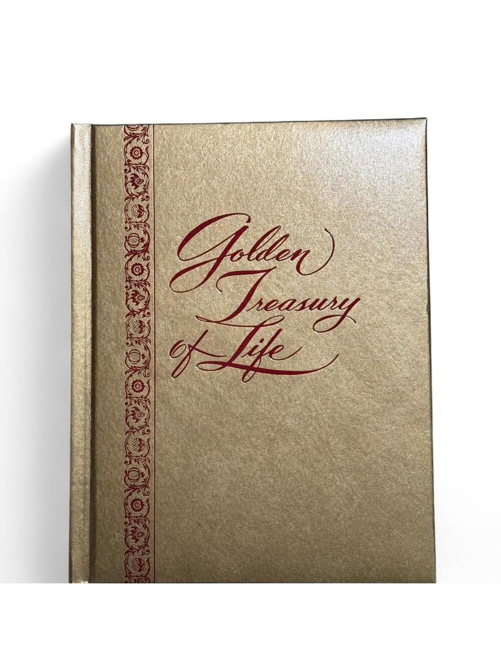 Vintage Devotional Christian Bible Study Book Golden Treasury of Life